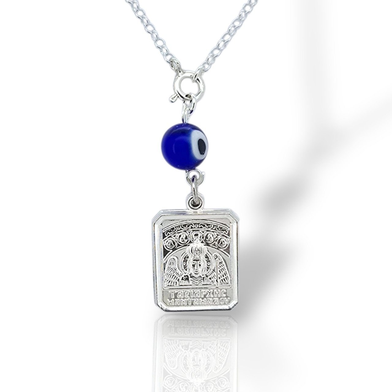 Φυλαχτό Αγ. Νικόλαος απο ασήμι 925° (code TX008247)